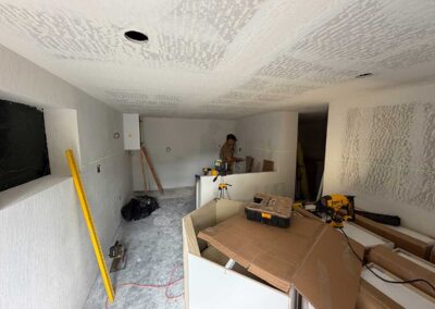 New Basement office remodel in Contra Costa County in progress