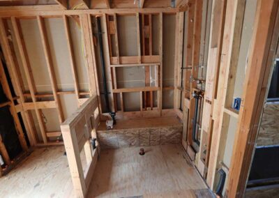 Primary bathroom remodel in progress in Alamo CA