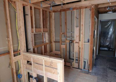Primary bathroom remodel in progress in Alamo CA