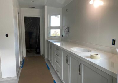 Primary bathroom remodel in alamo ca in progress