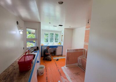 Primary Bathroom Remodel in Alamo CA in progress
